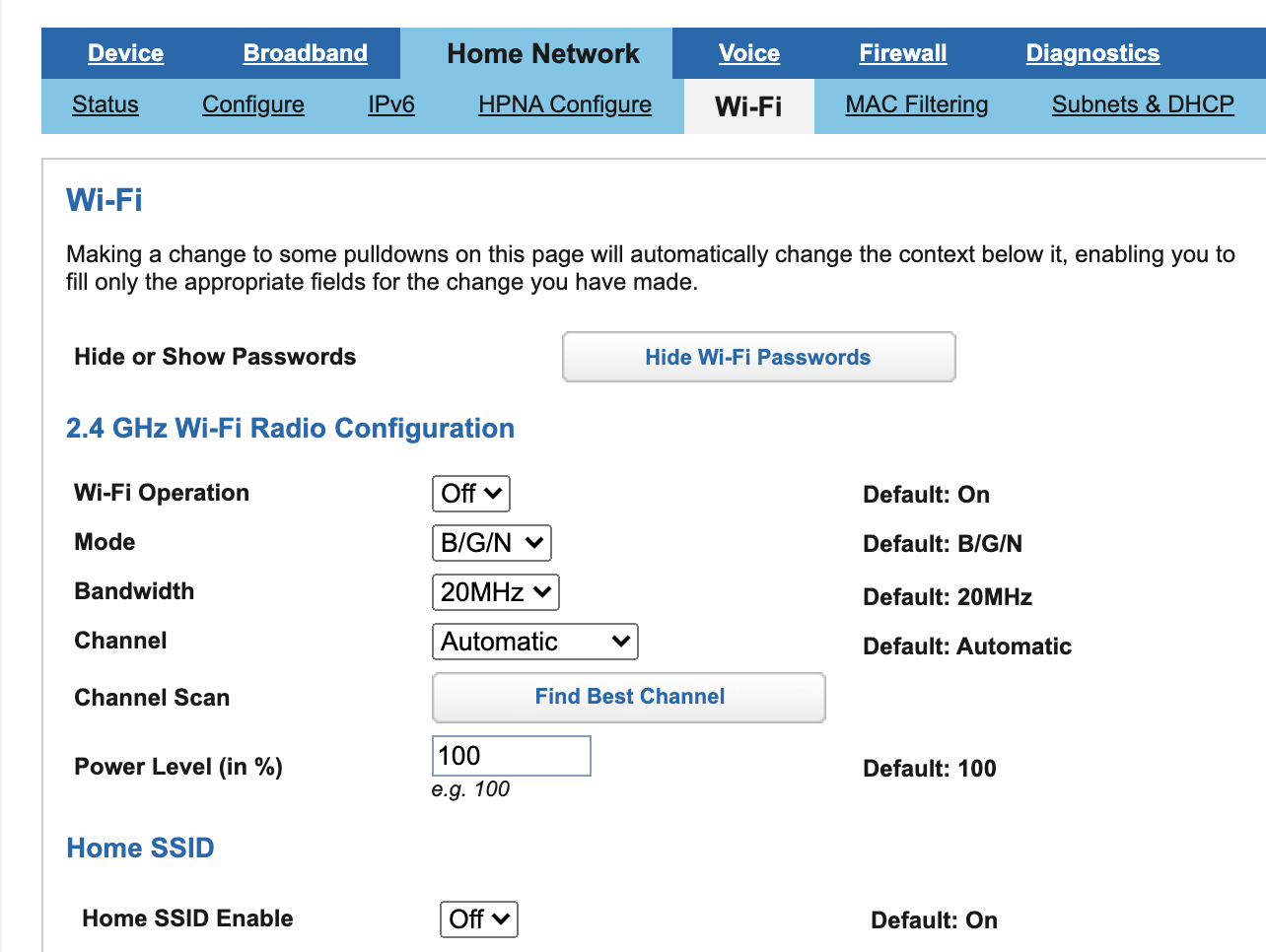 modem router wifi